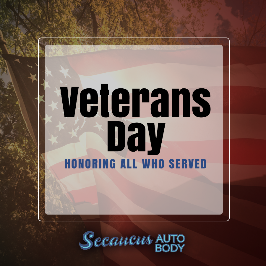 SecaucusAuto's tweet image. The willingness of America’s veterans to sacrifice for our country has earned them our lasting gratitude. Honoring all who served and is serving - from the Secaucus Auto Body family. secaucusautobody.com