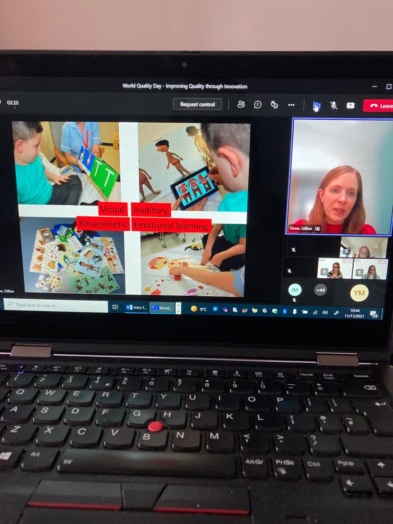 Great celebration of #WorldQualityDay. Important messages about doing the simple things well, adaptability, changing rapidly, working across boundaries, communication and teamwork. @drcathyjack <a href="/Iain78NI/">IMcDougall</a> <a href="/BelfastTrust/">Belfast Trust</a> @physiojen73 <a href="/hilary_b89/">Hilary Patterson</a>