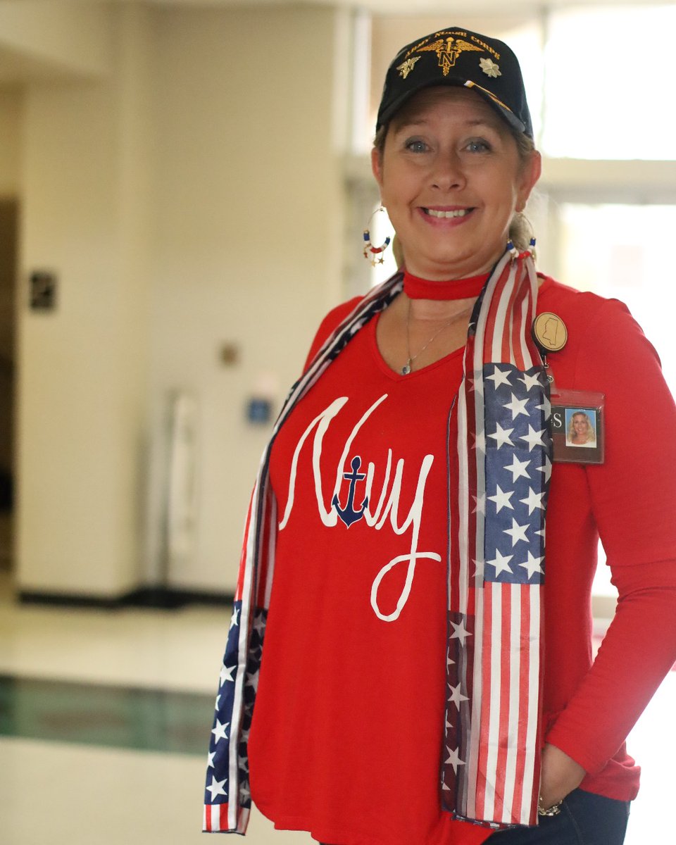 JonesCollege_'s tweet photo. (2/2) her Army hat representing her time serving as a nurse. Thank you to all our #JonesFamily veterans for your sacrifice and service! #JCFall #JonesBobcats #InspiringGreatness https://t.co/d7rG2piEpD