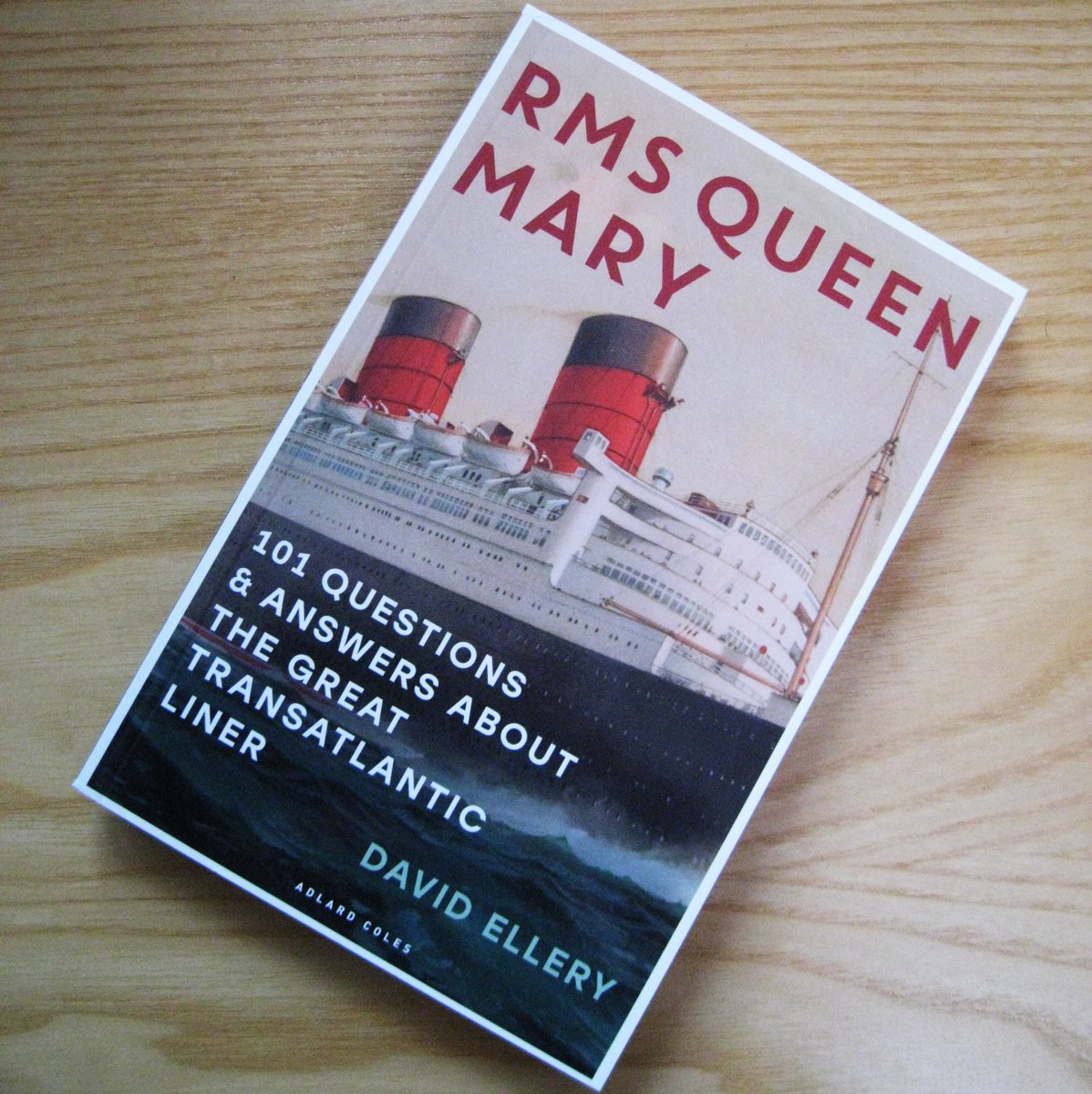 theDavidEllery's tweet photo. It’s Launch Day!! Very pleased and excited to say Bloomsbury have launched the new, updated version of my RMS Queen Mary book. And a huge ‘thank you’ to Richard Hatch who invited me on his Breakfast Show at BFBS this morning @bfbsradio https://t.co/UvJgOLehHO