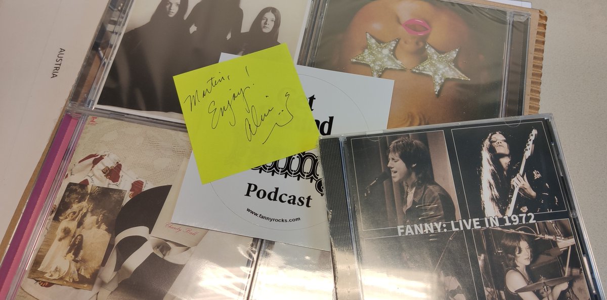 MMittelberger's tweet photo. @rocks_fanny
#FannyRocks
Unbelievable, had to become 50 to get aware and become a fan of FANNY.
Immediately ordered all CDs at https://t.co/GHhA4nQQTb.
Thanks to Alice for the personal note, you girls really rock! 
Following you on #GetBehindFannyPodcast.
Greetings from Austria. https://t.co/Gw6n1DMXnS