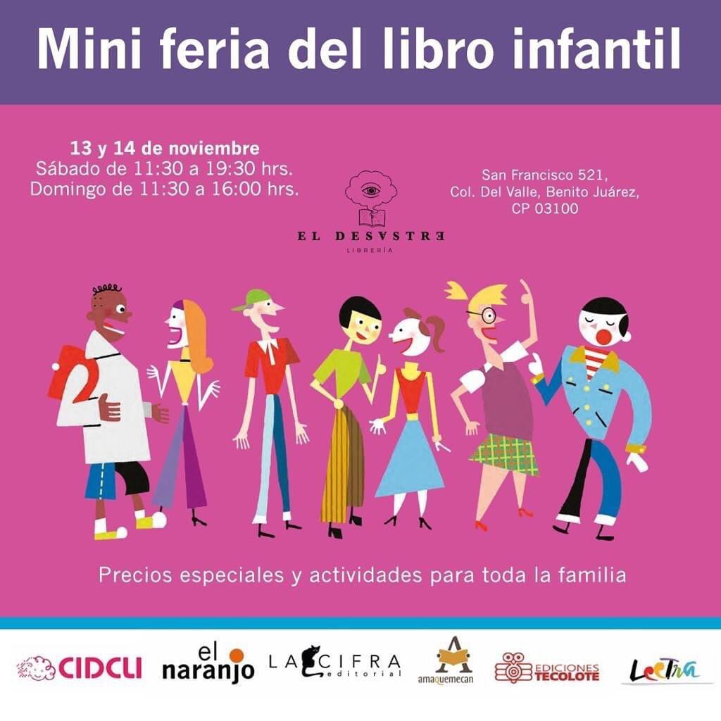 TopNewsFamily's tweet photo. #LÁNZATE
#TopCDMX
A falta de #FeriadelLibroInfantil #FILIJ, distintas editoriales especializadas en #literaturainfantil se han organizado para reunirse en la Mini Feria del Libro, este #findesemana en: https://t.co/NLLQvytCGe
#libros #LIJ https://t.co/k92StpQiuo