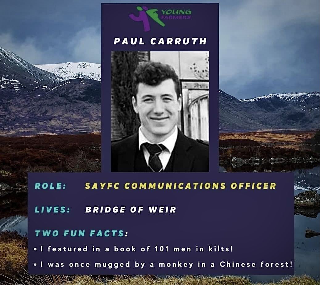 SAYFC's tweet photo. 📣Our utterly superb staff addition! 👌🏽Welcome Paul Carruth who will be working on #SAYFC Communications & Marketing!📣He’s a keen member of @WestRenYFarmers & is 25! See our staff @ https://t.co/mUMaOgkZrd👀 #GrowingOurMembers #PressReleases #Blogs #Vlogs #Articles #SocialMedia https://t.co/nkvWlVVFC1