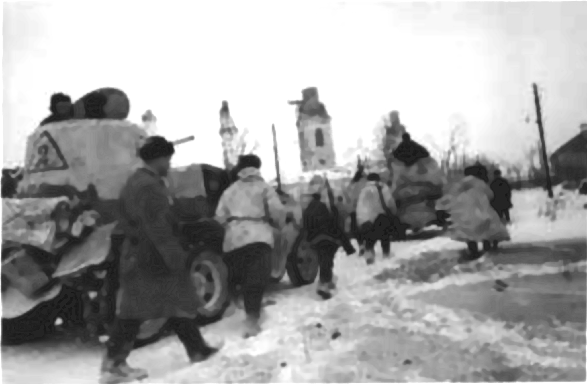 Michael Novakhov retweeted:   			   			    				Battle for Leningrad, 1943. Soviet BA-10 armoured cars enter Shlisselburg. #tanks #history #WW2