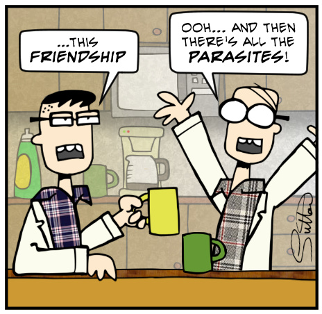 You know this comic is getting desperate when I start making fun of Nietzsche...