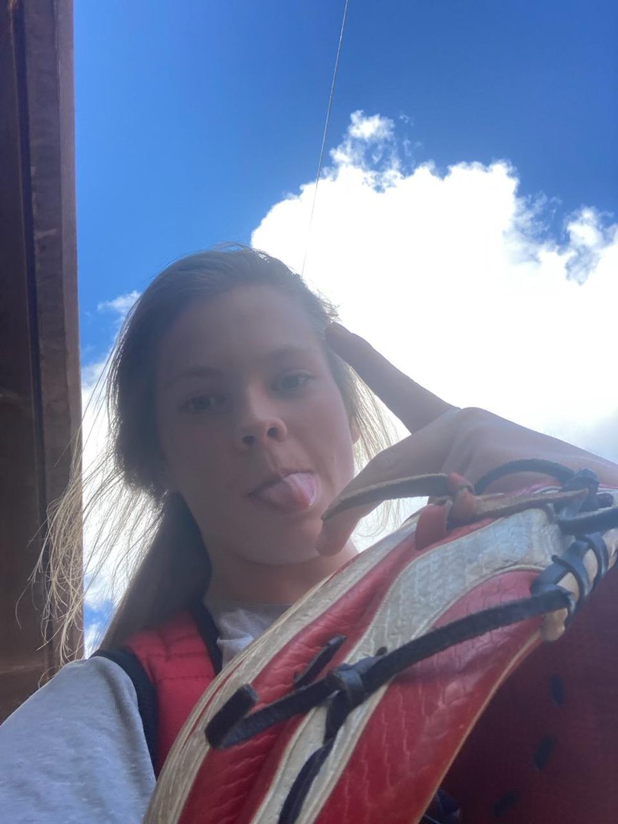 coach_vallee's tweet photo. Asking her to take a picture for me and I get these on my phone later 😅 
Miss Personality @Katiesmith2024 https://t.co/um47bICiop