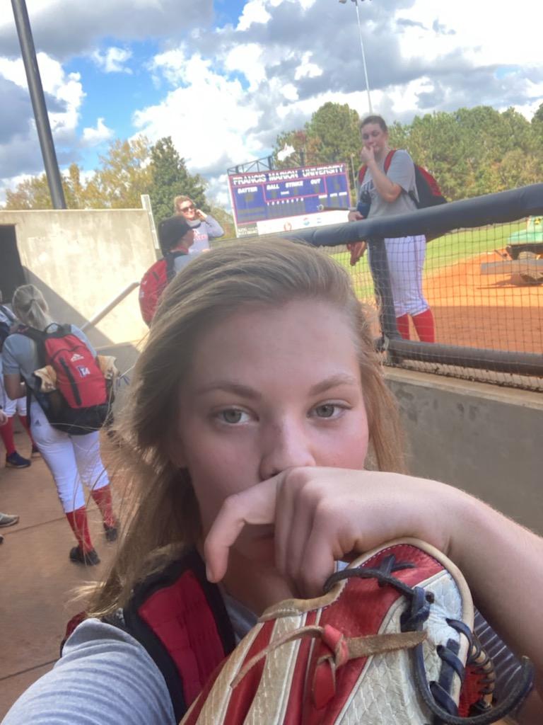 coach_vallee's tweet photo. Asking her to take a picture for me and I get these on my phone later 😅 
Miss Personality @Katiesmith2024 https://t.co/um47bICiop