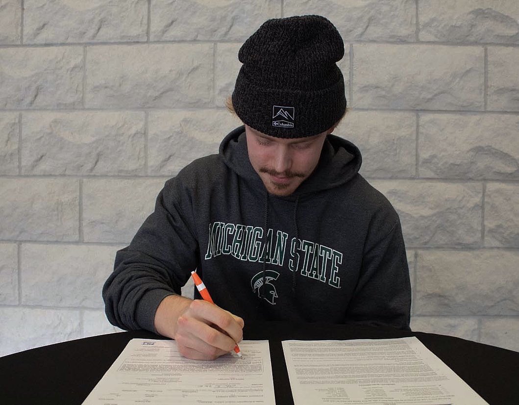 Dream come true - Excited to officially be a Spartan! #GoGreen