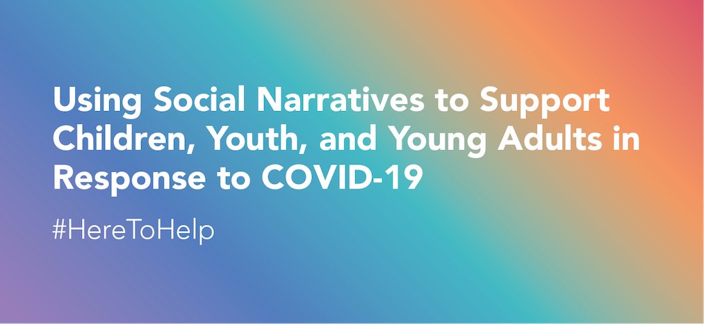 At #OCALI’s #AutismCenter, we are using social narratives to support children, youth, and young adults in response to COVID-19. See the social narratives and resources here: buff.ly/2Z0A51b