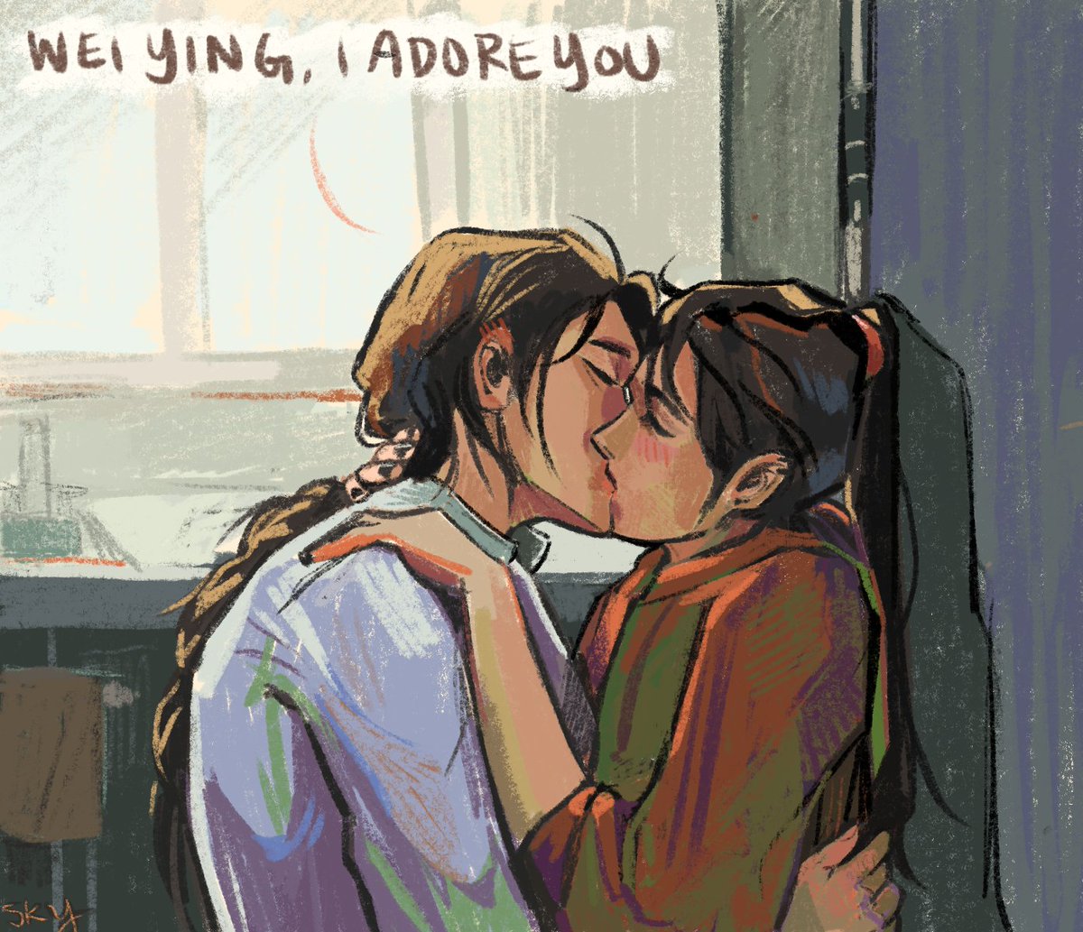 snowkying's tweet photo. fanart for @/occultings's fic: i'm the one for your fire, a cherry magic au! 

it's an absolutely beautiful fic that gave me severe heart palpitations <3 link below! https://t.co/saEEVUDvxG