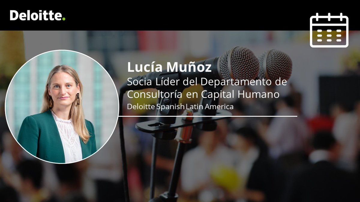 DeloitteUruguay's tweet photo. Lucía Muñoz expondrá mañana a las 16:30 hrs en el Foro Capital Humano sobre la disrupción en la relación colaborador – empleador. Conocé más: https://t.co/WGR5DcYpYa https://t.co/ZugtvVAI55