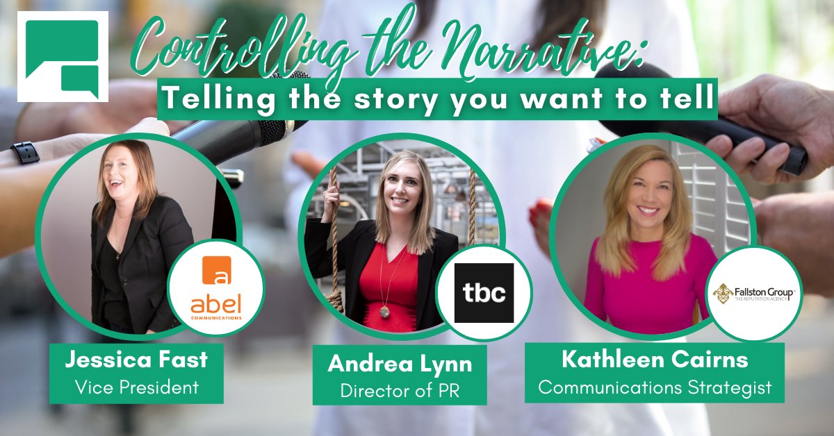 BaltPR's tweet photo. Time is running out to register for our November 16 panel, "Controlling the Narrative: Telling the Story You Want to Tell"! Join us for expert insights and information from @abelcom, @TBCAdvertising and @FallstonGroup. Learn more and register here: https://t.co/SSQ0JpjvSy https://t.co/FLTwDIbCTu