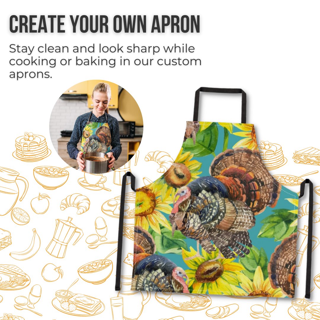 We know the best flavor creations come from the kitchen. Make it a special one with your very own Custom Apron! 👩🏽‍🍳
•
•
#PrintOnDemand #Apron #KitchenLife #Dropship #Ecommerce #CustomApron #cook #chef #cookingtime #lovetocook