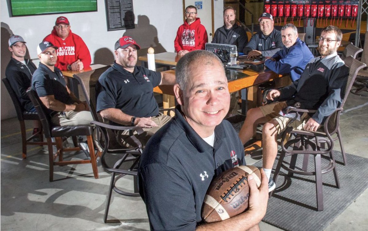 ngpreps's tweet photo. Mike Allen has stepped down as the @GcmsFalcon coach after 21 seasons running the program, including a pair of state-championship campaigns. Allen spoke with @clikasNG about his decision and coaching career: 'I've had the dream job' https://t.co/wMFJmc1QOd #NGMedia https://t.co/C0ToAHyEud