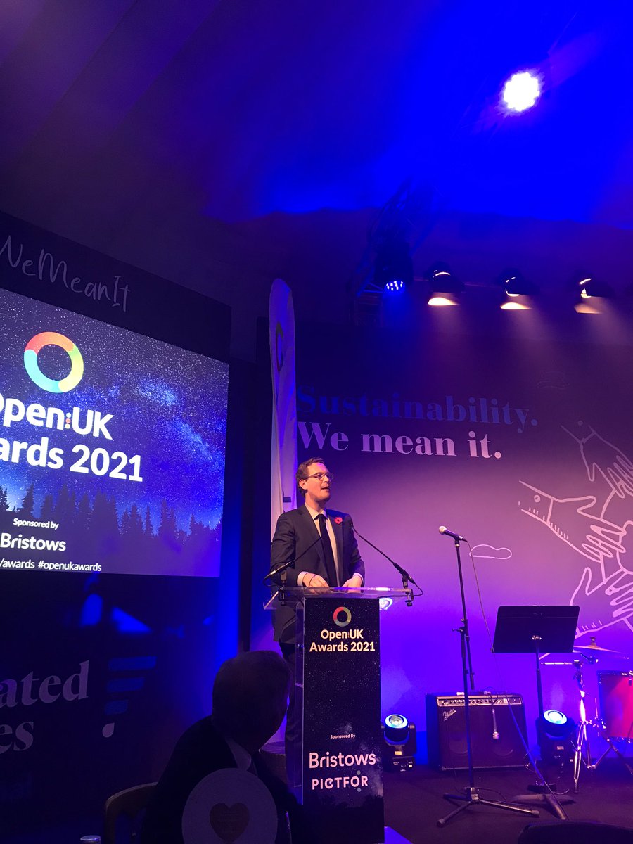 PICTFOR's tweet photo. @darrenpjones says “We often talk about climate aid in the context of financial contributions, but it can mean technological contributions too. This approach to open technologies and collaboration is also vitally important to the public sector.” #COP26 @openuk_uk https://t.co/2nh2uIlLL2