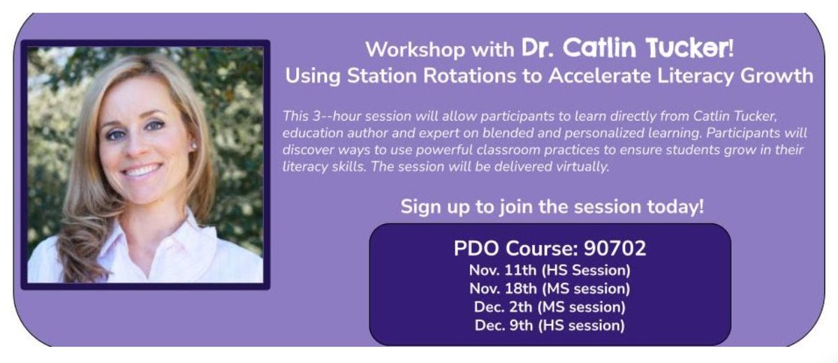 MoCoEnglish's tweet photo. Sessions are ongoing, so sign up! Contact us with questions. Such a valuable learning experience! @Catlin_Tucker @MirPloMCPS https://t.co/ZnDpG3uLGL