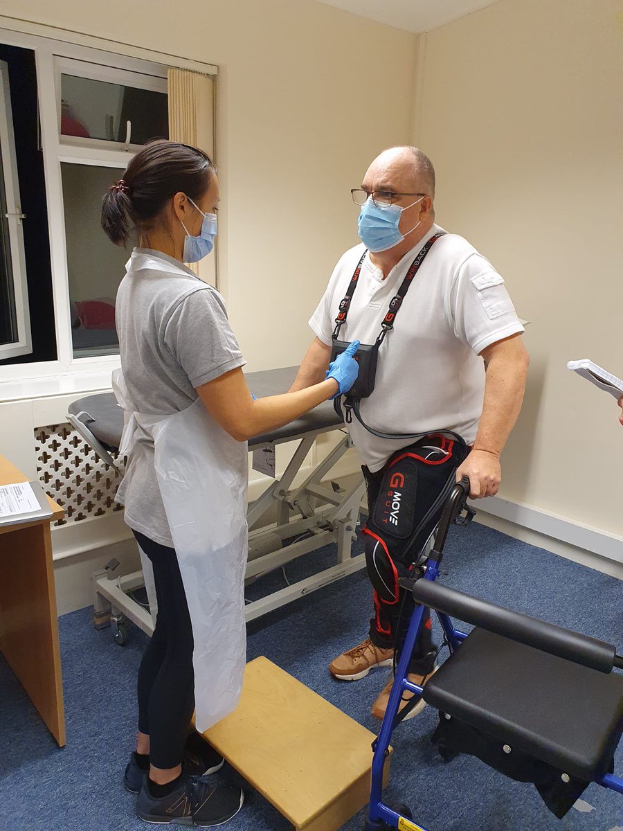 HobbsRehab's tweet photo. First cohort baseline measures completed ✅ 

We’ve teamed up with @drjamesfaulkner at the @UoWSport &amp; @WinbackUK to trial the effectiveness of the #GMove suit in the stroke population. 

Thank you for all of those involved, especially our control group participants 👏🏻 https://t.co/bOOhHZalG2