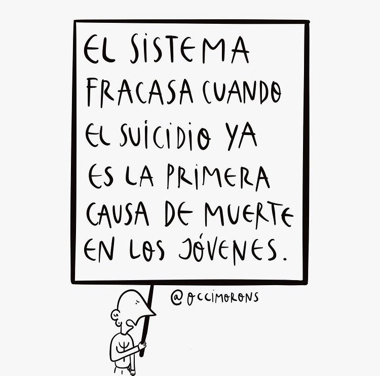 3.941 casos de suicidio este 2020. El sistema ya fracasado. Es terrible