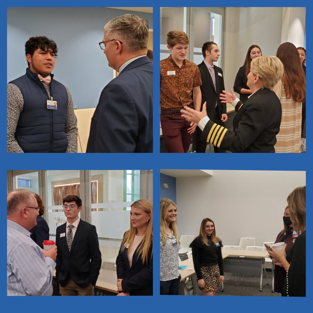 It was a great day for GO CAPS student-associates to practice networking skills with our partners at our annual Meet and Greet. We have a bright future workforce &amp; a community comitted to investing in their development. 
<a href="/BransonPirates/">Branson High School</a> 
<a href="/Hollister_RV/">Hollister Schools</a>
<a href="/ReedsSpringHS/">RSHS Wolves 🐺</a>