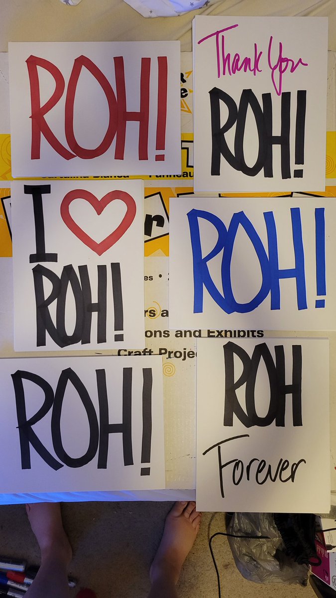 LVSignChick's tweet photo. First set of however many that I am looking to get to the venue for #FinalBattle Got more I haven't posted yet, and still more on my list!
#WatchROH #ROH #HonorClub #HonorClubGirls #HonorClubBros #ROHWD https://t.co/TEQgnTi0QT