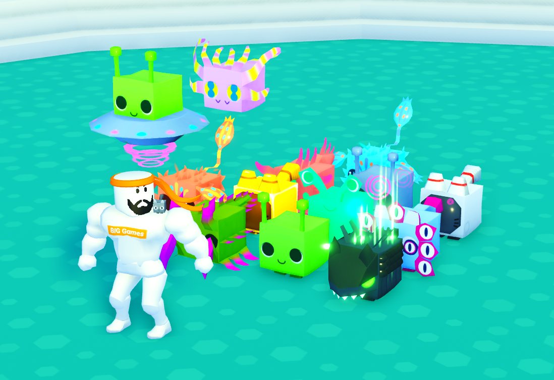 BIG Games on X: Cute cuddly aliens are arriving to Pet Simulator X! 🛸 🚀  Part of the update this Saturday, at 11am CST! (that's in 2 days!) ✨ 🕒  Countdown