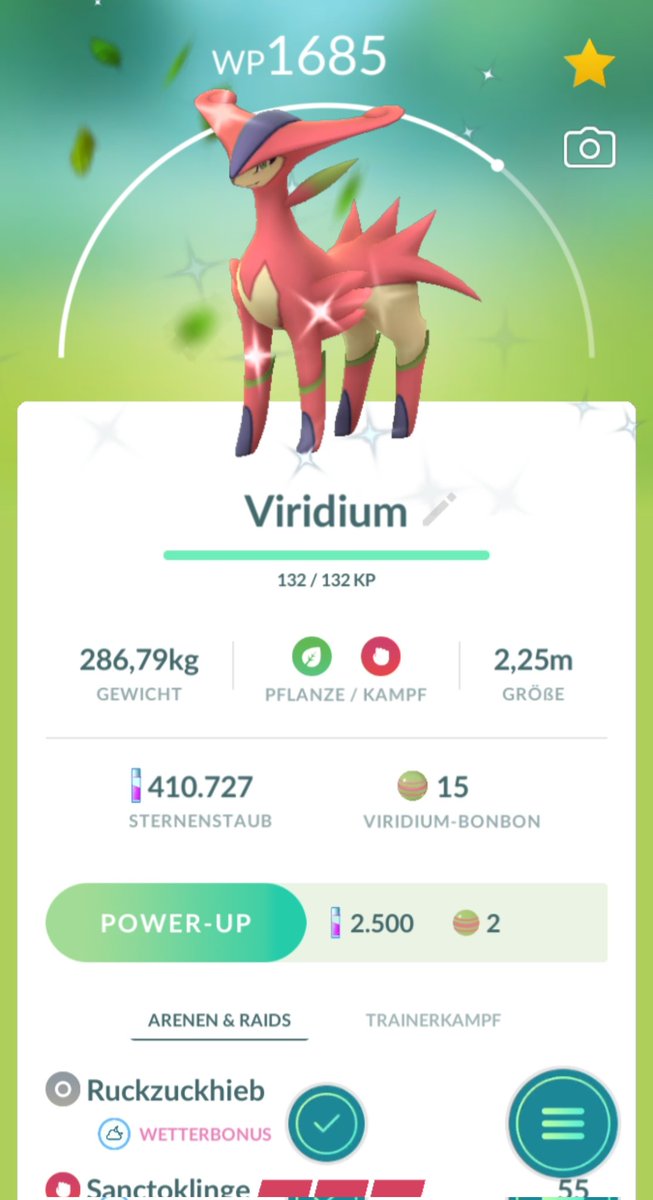 Yamiku's tweet photo. shiny *^*
#PokemonGO #viridium https://t.co/bLgvThkhHQ