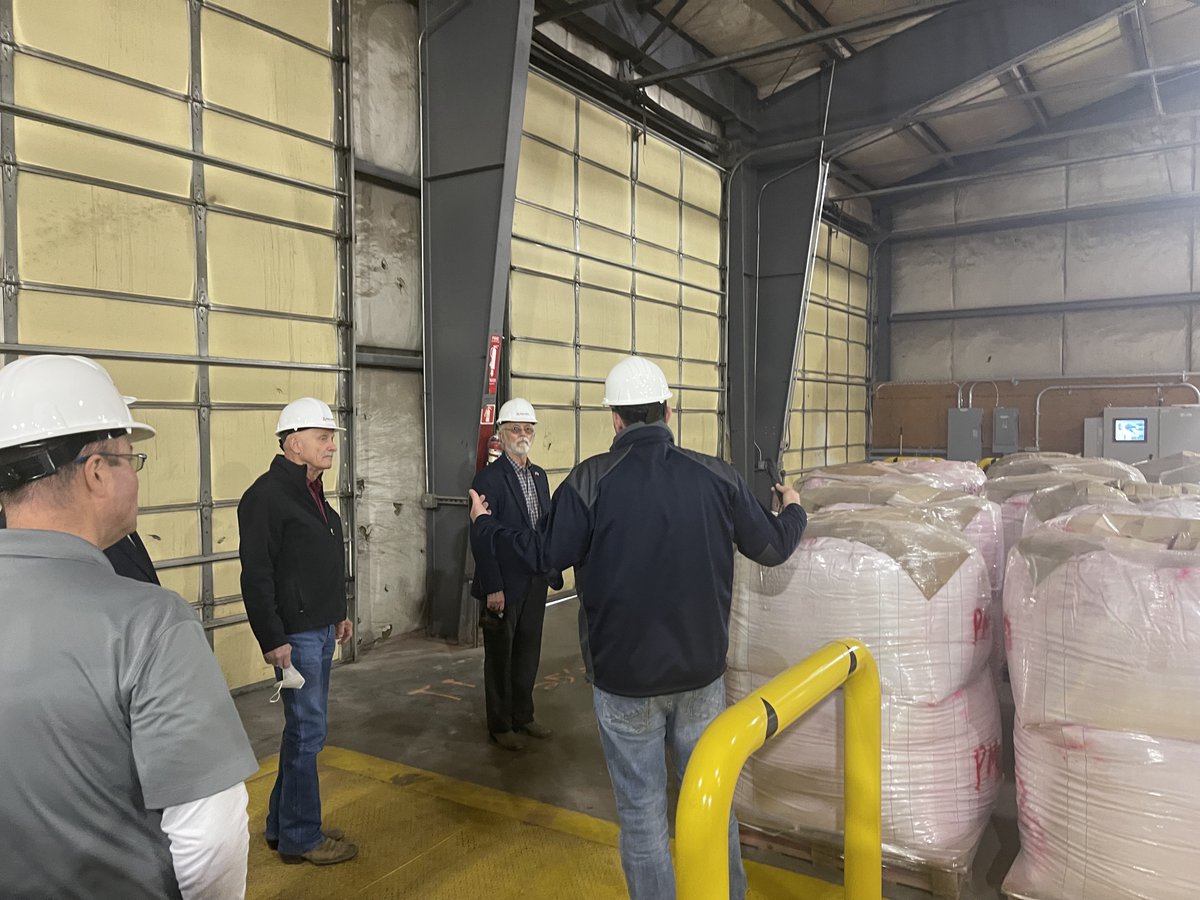 RepNewhouse's tweet photo. Thank you to @PerimeterSolut1 for showing us around your facility in Pasco! It was fascinating to see some of the innovative research and development on fire retardants you are conducting—these technologies are vital to protecting our communities throughout the fire season. https://t.co/B28EbttpQJ