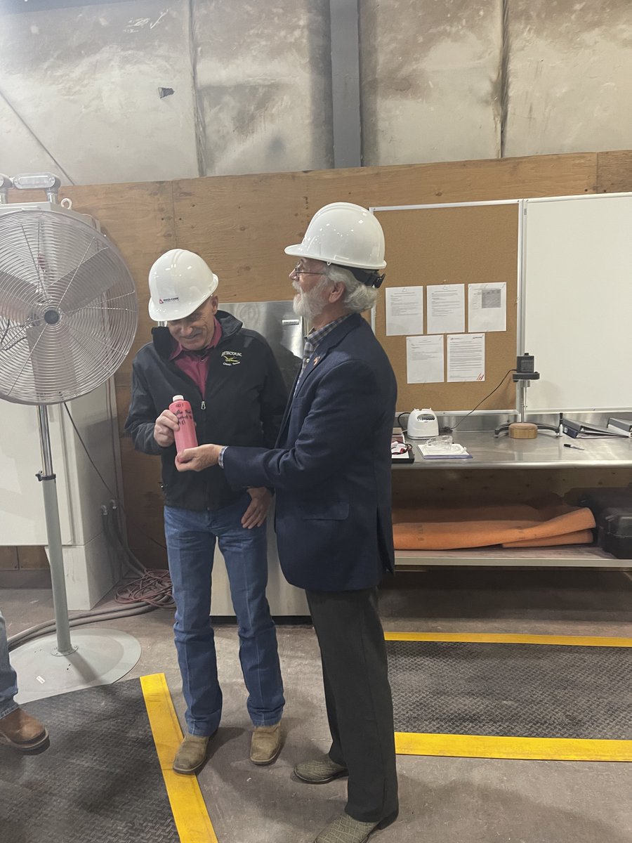 RepNewhouse's tweet photo. Thank you to @PerimeterSolut1 for showing us around your facility in Pasco! It was fascinating to see some of the innovative research and development on fire retardants you are conducting—these technologies are vital to protecting our communities throughout the fire season. https://t.co/B28EbttpQJ