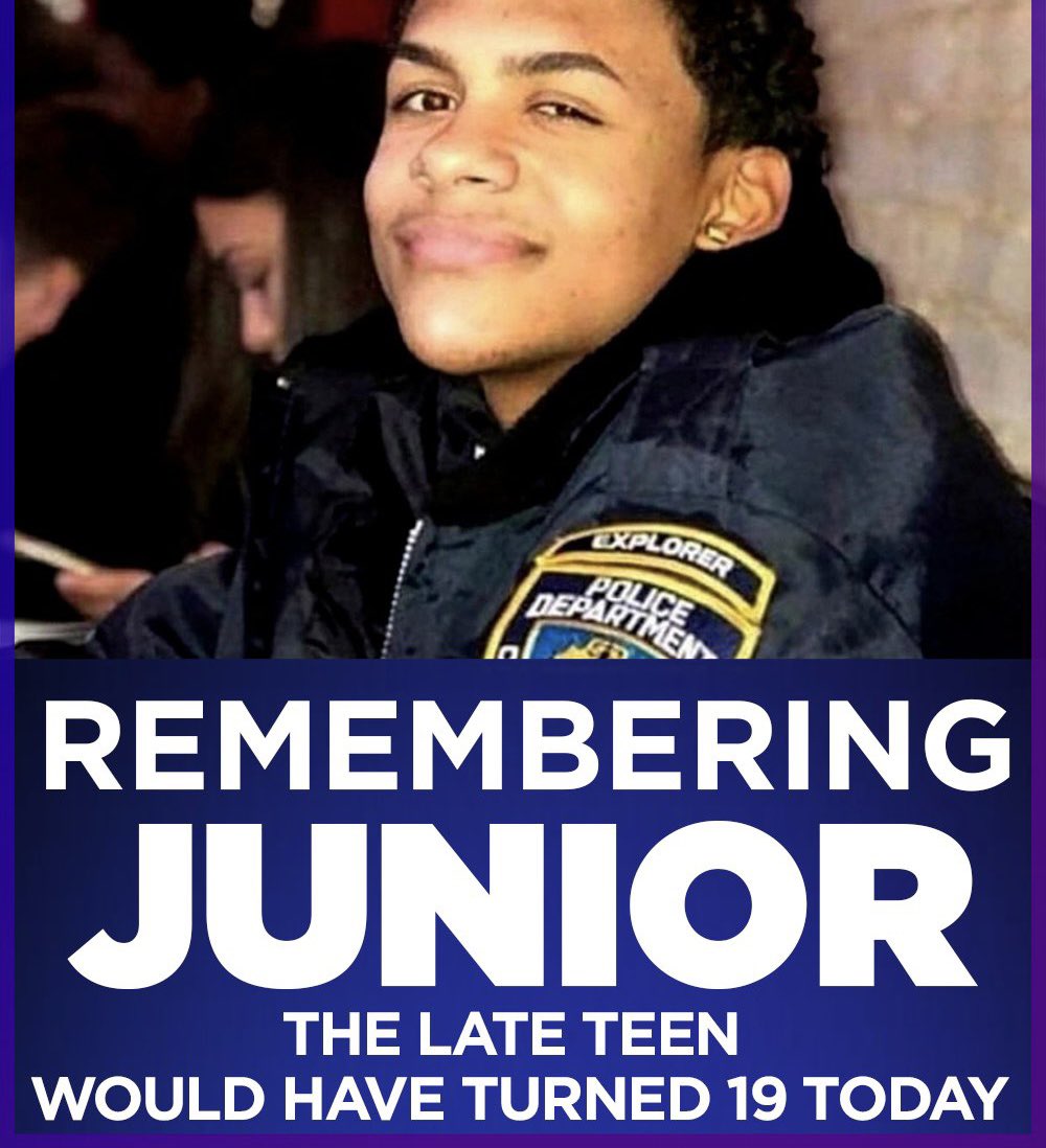 Lesandro 'Junior' Guzman-Feliz would have celebrated his 19th birthday today. The Bronx teen died at the hands of gang members in 2018 when he was just 15,  #justiceforjunior