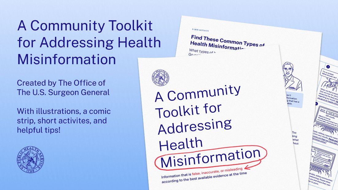 FINALLY a toolkit to tackle #HealthMisinformation. The @Surgeon_General’s new toolkit provides handy tips and tricks on how you can help! @CTCfScience @UTexasSPH @VaccineAnti @teensforvaxx 

hhs.gov/sites/default/…