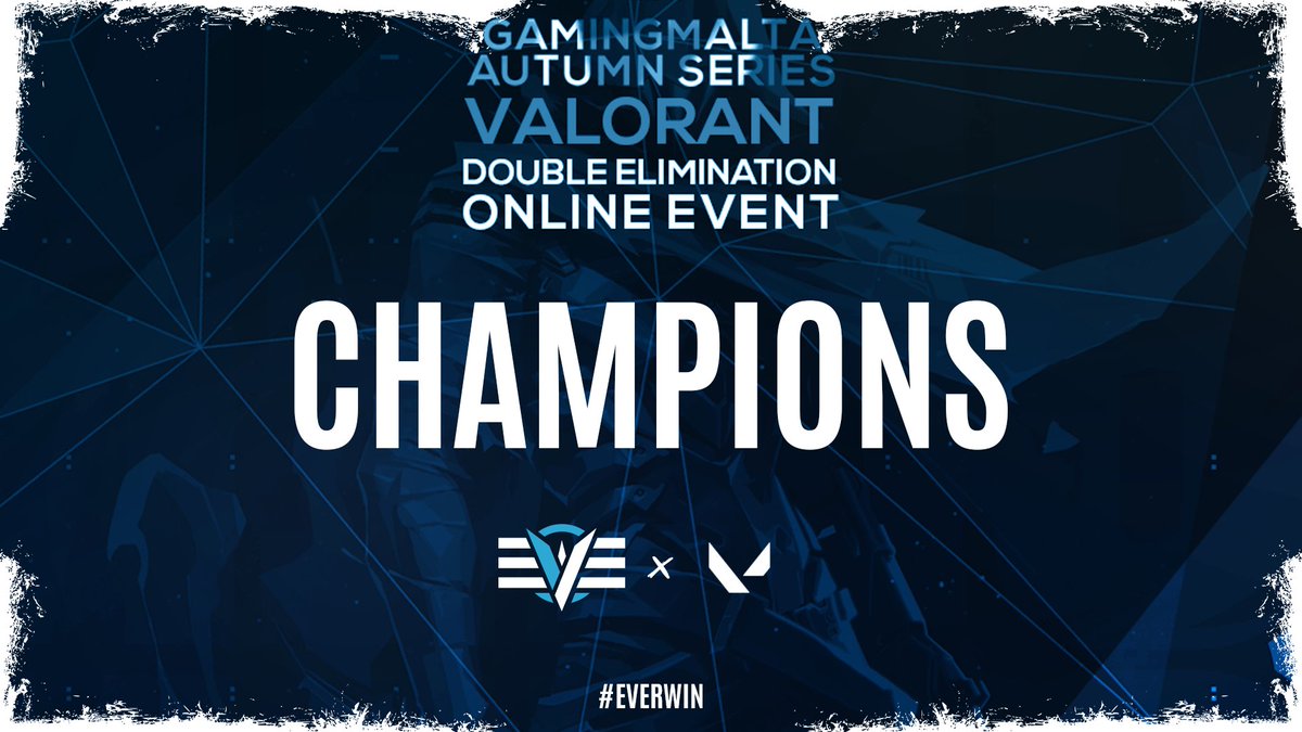 project_eversio's tweet photo. We are champions 🏆 of the @gamingmalta @levelacademygg Autumn Series #VALORANT cup!

GGs!

@qpert999 
@Zelli0n
@DarylRuggier
@keith_mlt
 @XDMink
@PatixVALO 

It was fun, Valorant, until the next one! #EverWin 💙 https://t.co/LmGdP5VJq9