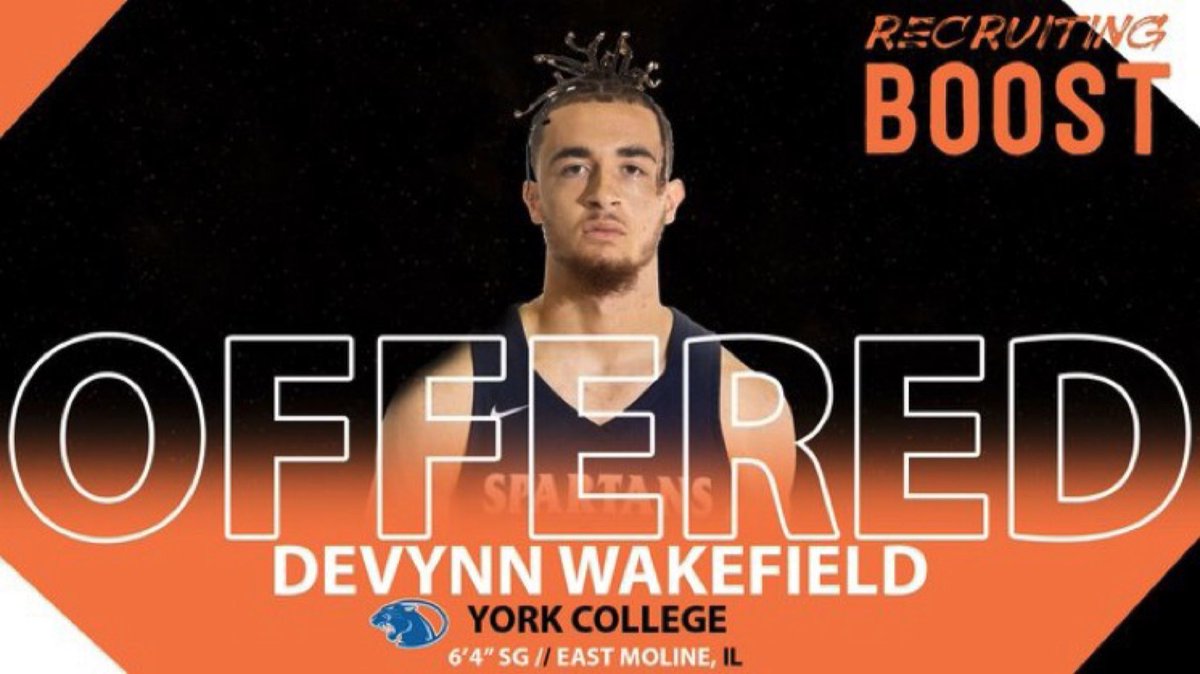 6’4 JUCO Soph SG Devynn Wakefield (<a href="/DevynnWakefield/">Devynn Wakefield</a>) of MiraCosta has been OFFERED by NAIA York College (NE)! 

Congratulations! 🎉🎈🎊