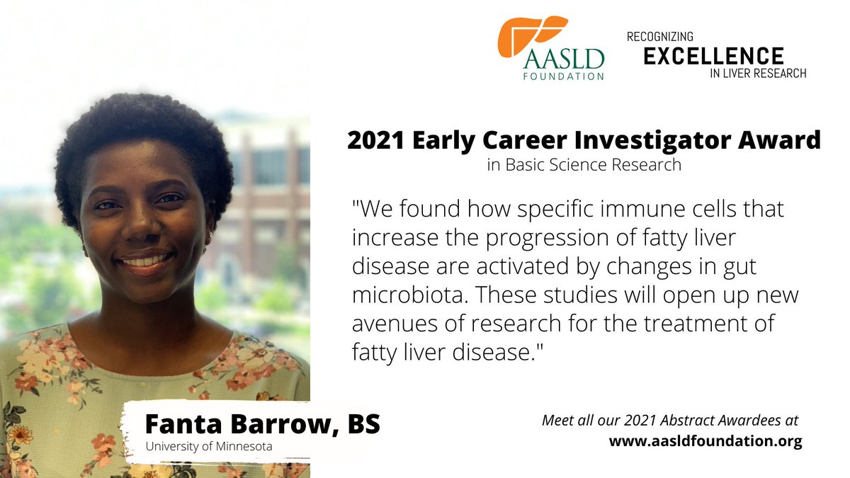 Fanta Barrow (<a href="/fanta_barrow/">Fanta Barrow</a>) came to the US from Gambia to pursue an education in the sciences. Her PhD research aims to increase our understanding of the immune mechanisms that drive the pathogenesis of metabolic diseases. 

Check out her award-winning research during #TLMdX.