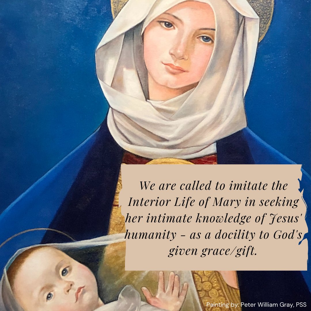FatherAndrewSza's tweet photo. The Interior Life of Mary, docility to God's given gifts https://t.co/de0VUlyBzZ