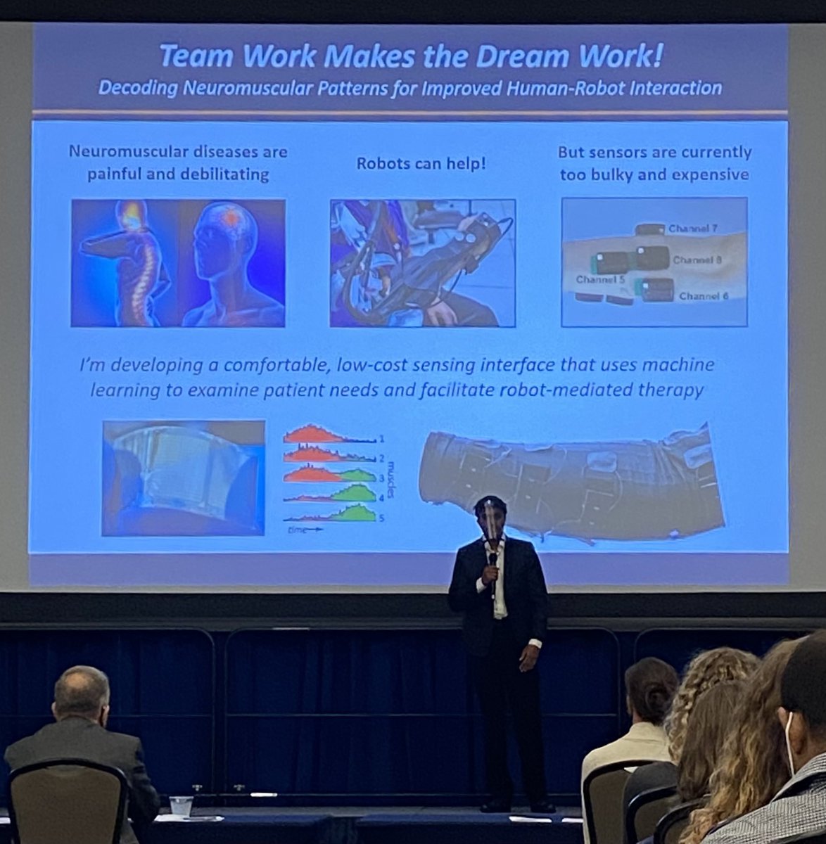 ChadGRose's tweet photo. Avinash Baskaran representing the WeBR Lab at the Auburn University 3MT competition! https://t.co/mV7YLqivXl