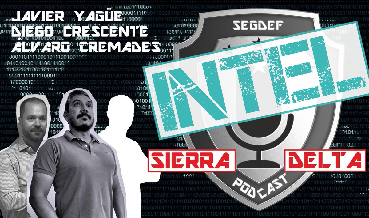 franciscojgirao's tweet photo. Escuchado ya el primer #sierradelta Intel #sdintel, que se estrena mañana. Desde su mismo nacimiento, el mejor podcast en castellano dedicado a la divulgación del mundo de la Inteligencia.
Trabajazo de @yague_int, @quintoterelio y @al_cremades https://t.co/v6GLUPNgBL