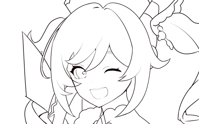 11/12(106日目)
今回はバーバラちゃんの線画模写!
詳細は画像2枚目にまとめて記載📝

#イラスト #イラスト練習 #原神 