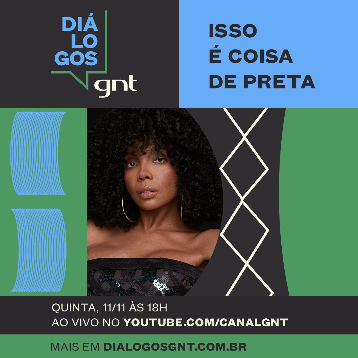 thelmaportal's tweet photo. Ainda hoje, Thelminha participará do evento #DialogosGNT, refletindo sobre como construir uma sociedade com maior equidade de raça e gênero no futuro, e o papel das mulheres negras nestes novos tempos. Será no terceiro bloco, não percam!
🔗https://t.co/fqpdvJzO4T https://t.co/FUZF3spLBr