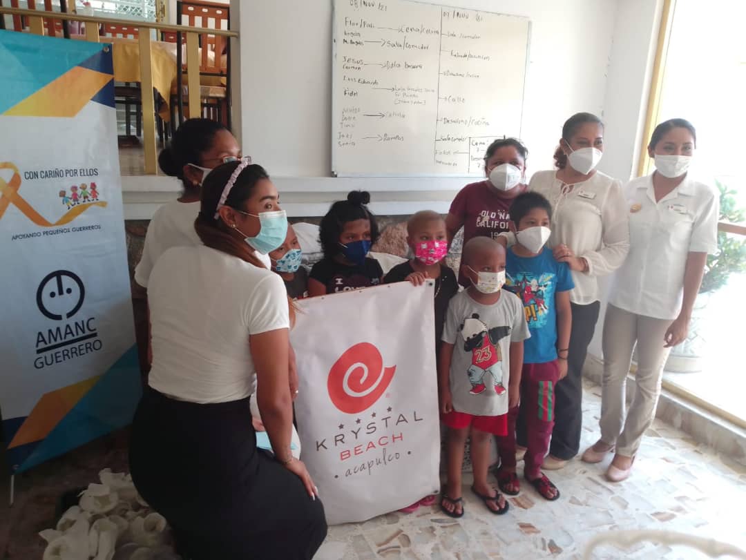 AMANC_GUERRERO's tweet photo. Muchas gracias al Hotel @KrystalACAPULCO por su visita y continuar beneficiando a nuestros pequeños del Albergue AMANC Guerrero. 🎗
#somosAMANC 
#Ayuda https://t.co/xbEug0zXUu