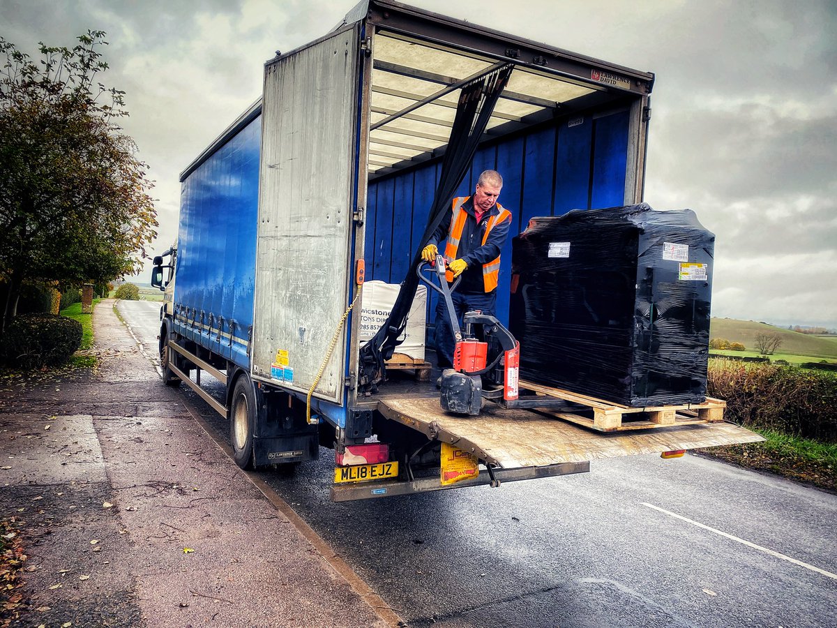 redisonuk's tweet photo. And now the production components are delivered by pallet - each event is becoming more like a Rolling Stones gig 

#events #broadcast #Livestream #bts #tv https://t.co/ty3tUIwLn1