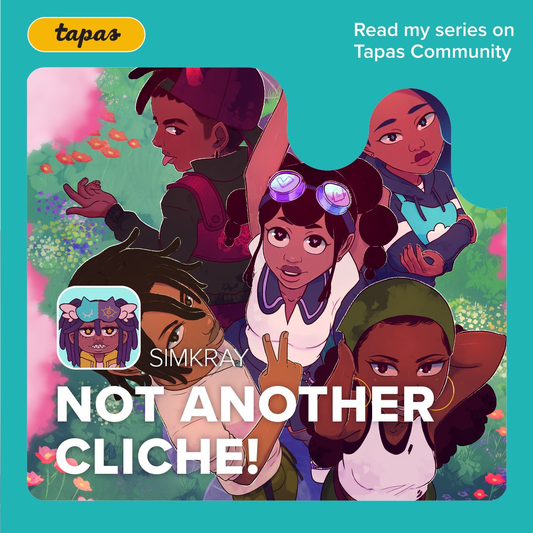 Check out my ongoing Webcomic series Not Another Cliche! on the new #tapascommunity tab on the Tapas app! <a href="/TapasCommunity/">Tapas Community</a>
tapas.io/series/Not-Ano…