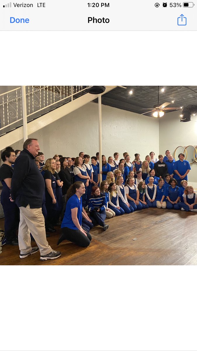 MikeKeny3's tweet photo. A big thank you to the Forrest High Band of Blue and the Marshall County High School Marching Band for participating in today’s Veterans Day Parade. Very much appreciated. Getting together for lunch was a bonus ! ⁦@jperry_2⁩ ⁦@AngiePhifer⁩ ⁦@jacobsorrells84⁩ https://t.co/dy7Etzf6mY