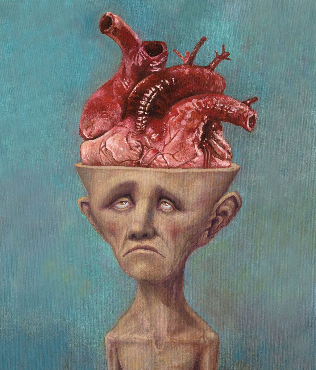 susanocorreia's tweet image. homem carregando o peso de pensar naquilo que sente