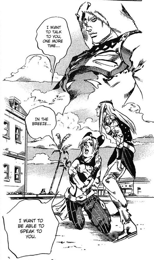 ⚠️Jojos part 6 Spoiler ⚠️

November 11, 2002, JoJo's Stone Ocean Manga Chapter 137 "Heavy Weather, Part 13" was released! 

⚠️Jojos part 6 Spoiler ⚠️ 