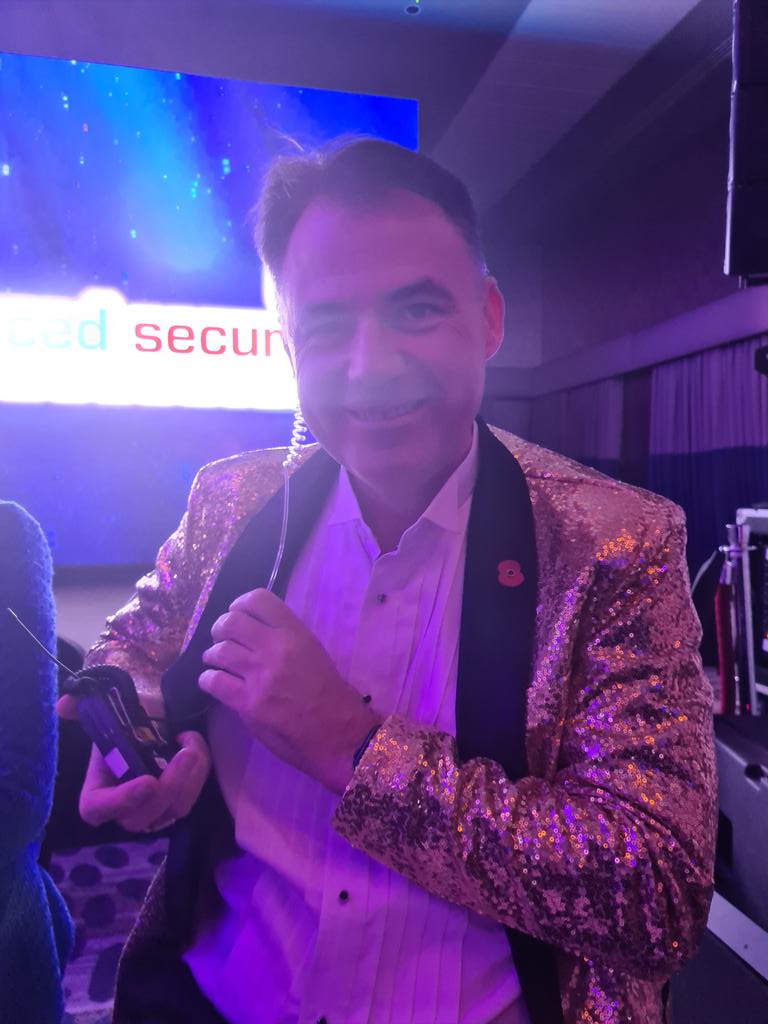 SusannaTech's tweet photo. Unassuming @TomBewick ready for the #FAB2021 awards!! πππΎπΎ https://t.co/M60kMJyo92