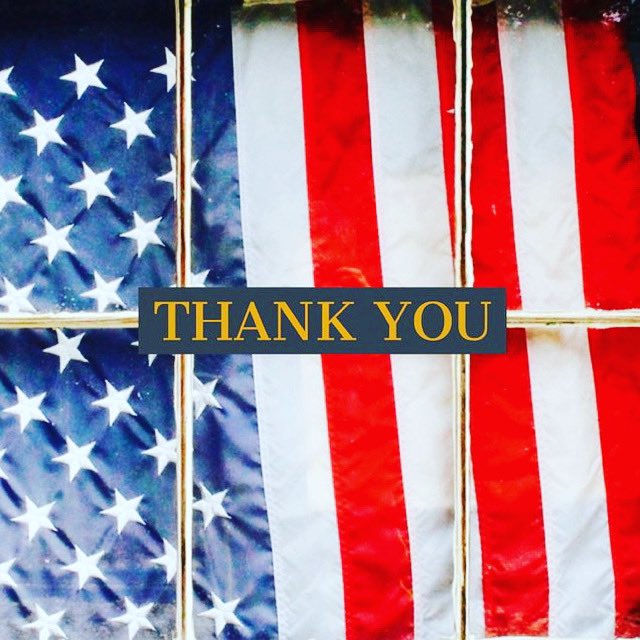 Thank you to all our warrior men &amp; women who have sacrificed for me so I can live free in this great county. I Will never lose site of how lucky I am. Thank you to all our Veterans. Today &amp; everyday we honor you.