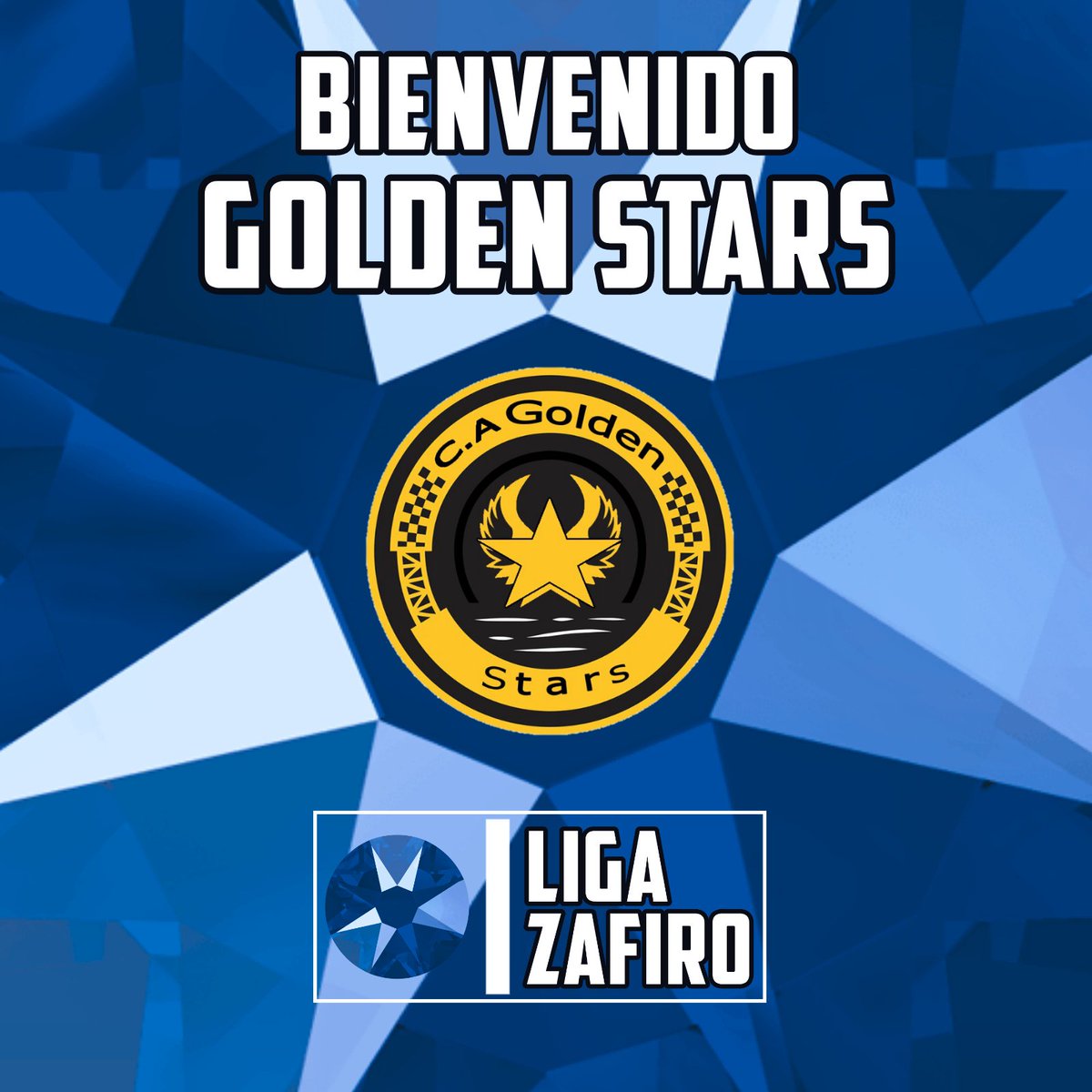 𝐖𝐄𝐋𝐂𝐎𝐌𝐄 ✨

<a href="/Golden_Stars_/">Cris Punisher</a> octavo club confirmado para la primera edición de la #LigaZafiro.