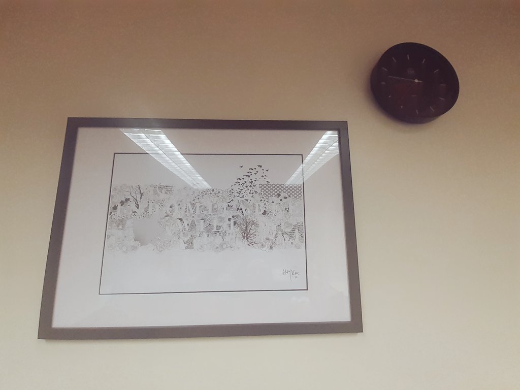 drcakeykate's tweet photo. @boggleddocs enhancing my work space with inspiration from #FlockDesigns and @_stevenmcrae. If he can dance Romeo after multiple achilles surgeries, I can get through the current work crisis. #IndomitableWill #BDdose https://t.co/7oEOpRuMoz