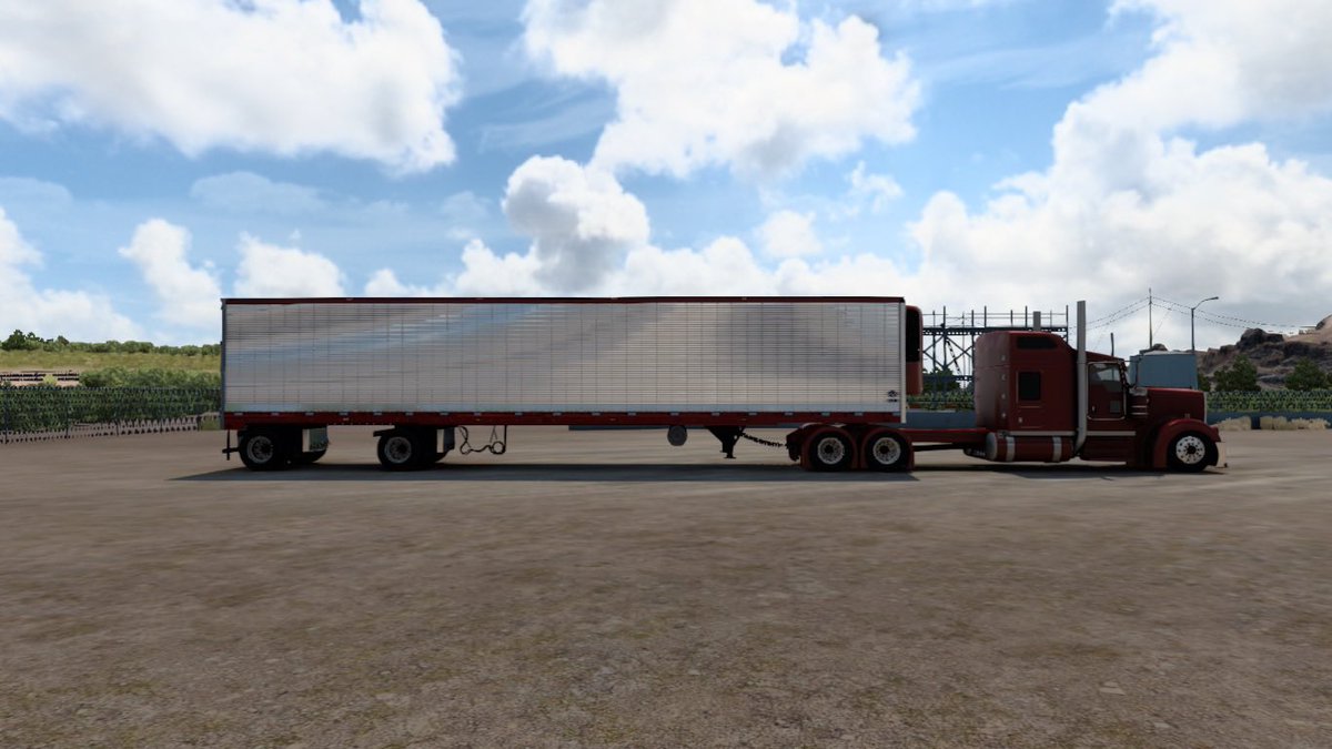 bigredw900i's tweet photo. Parked my truck for the day to spend time with mom and dad haven’t seen them in a while 

My Dad inspired me 

To drive coast to coast 🤘🏽

 #pagearizona #beautifulday #spendingtimewithfamily #mom #dad #thermoking #kw900l #americatrucksimulator #bigred #sunset #custom #dayoff #ats https://t.co/ifqukbeKXI