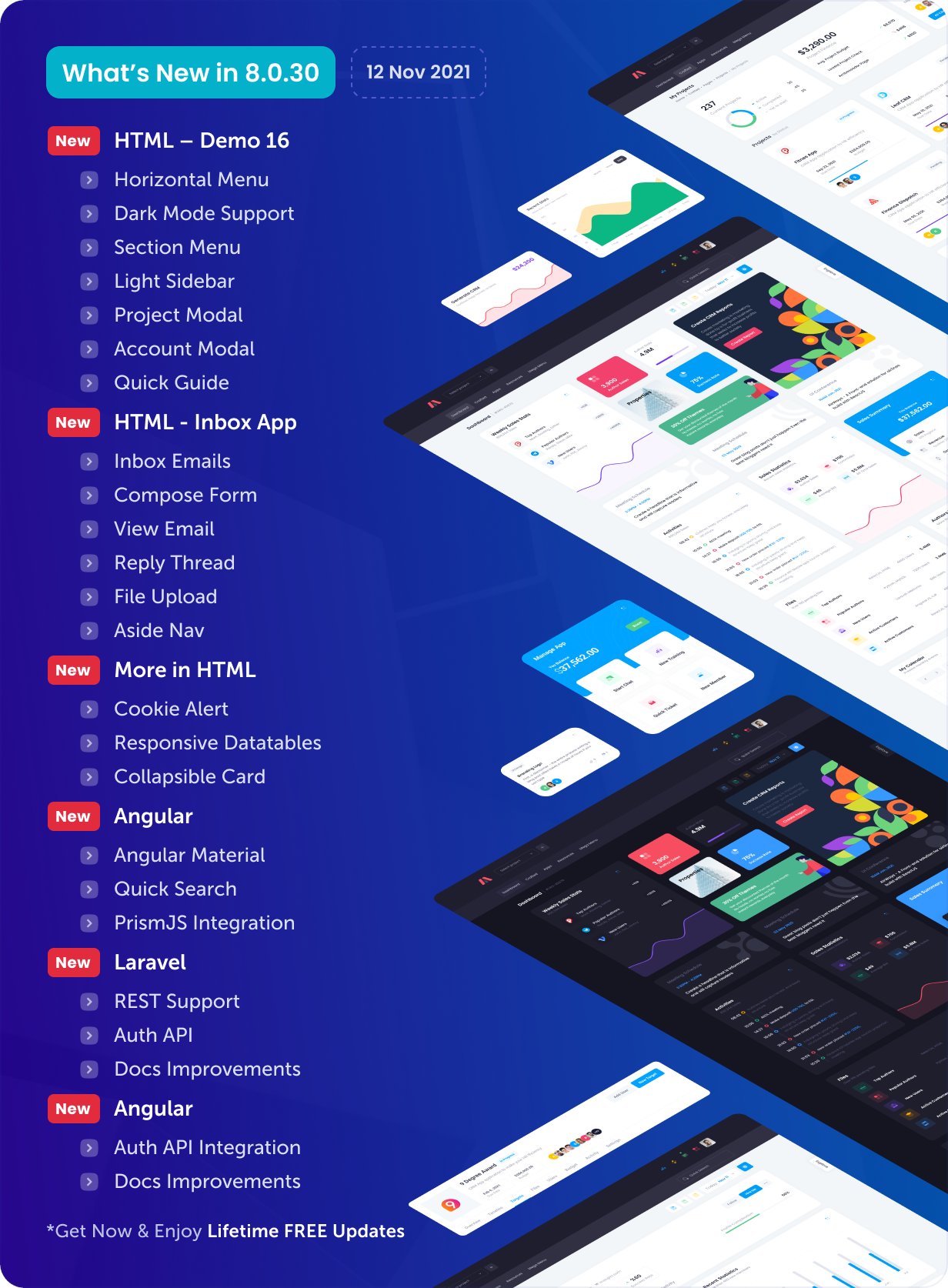 KeenThemes on Twitter: "Metronic v8.0.30 is here with Inbox App, Demo 16,  new features for Vue, Anngular &amp; Laravel. https://t.co/MaGiLm92aX  #EnvatoMarket #Bootstrap #HTML #VueJS #React #Angular #Laravel #Blazor  #webdevelopment https://t.co ...